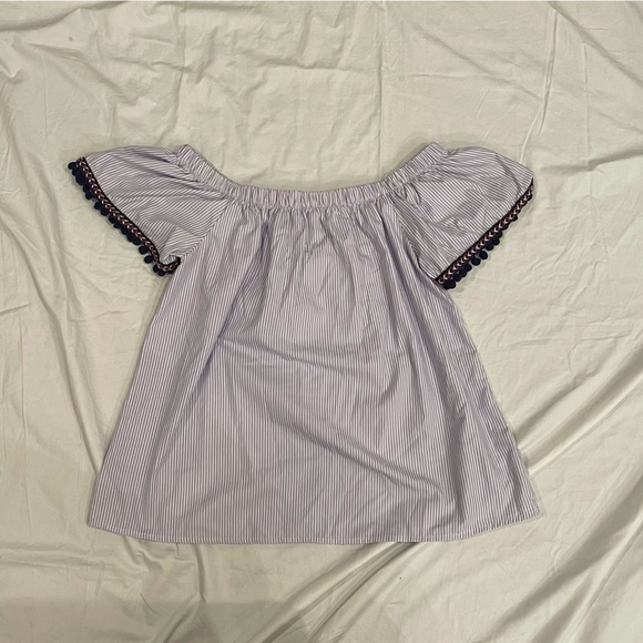 PEACH Love California Off The Shoulder Top with Tassels - Picture 5 of 9